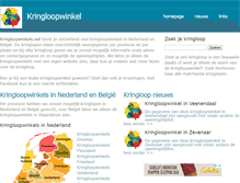Tablet Screenshot of kringloopwinkels.net